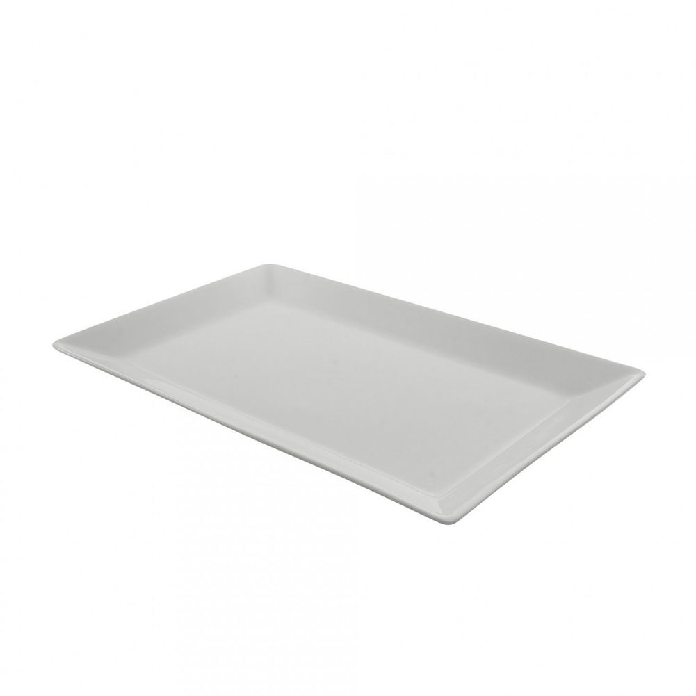 10 Strawberry Street Whitter 13" Coupe Rectangular Platter