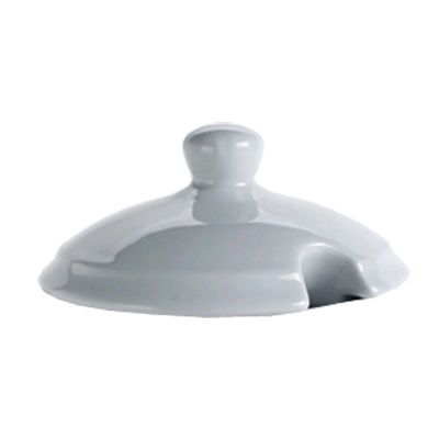 Tuxton&reg; Porcelain White Soup Tureen Lid