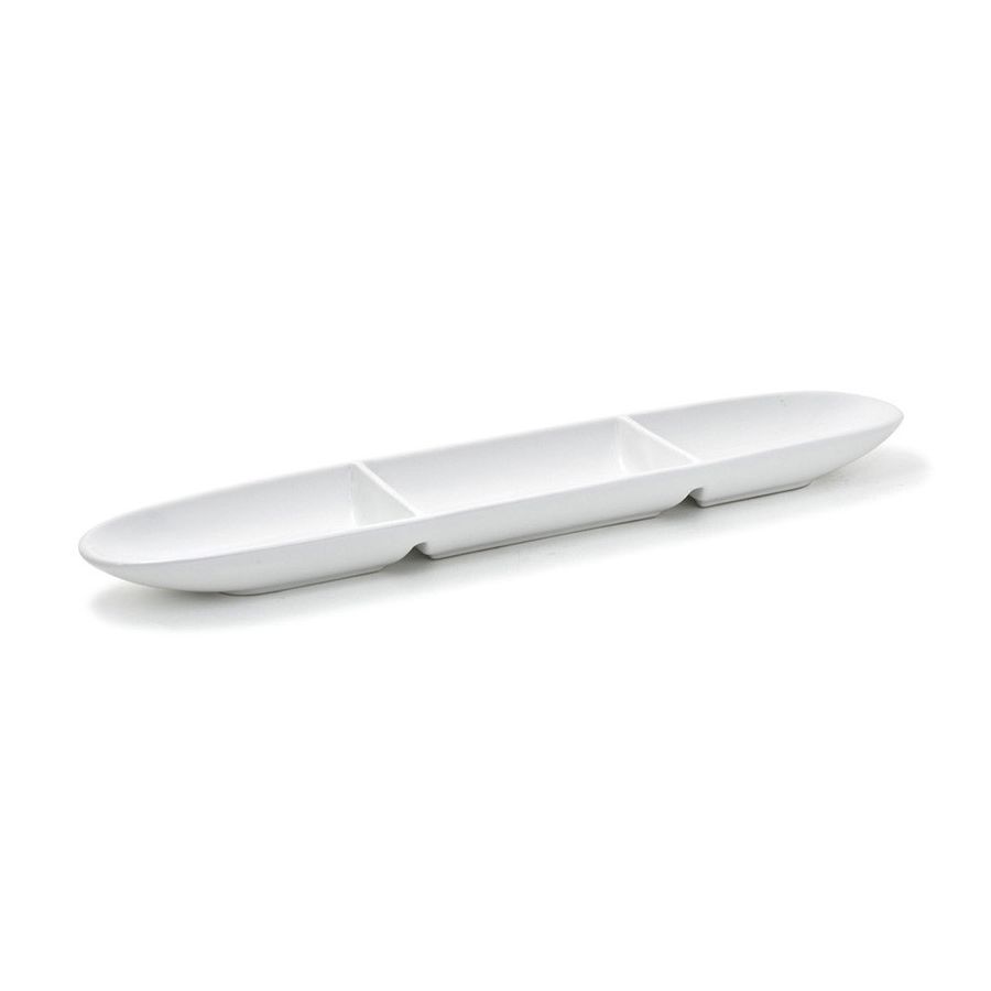 Front Of The House&reg; Oval Divided Dish with 3 Compartments