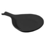 Diversified Ceramics Black 18 oz Footed Fry Pan Server