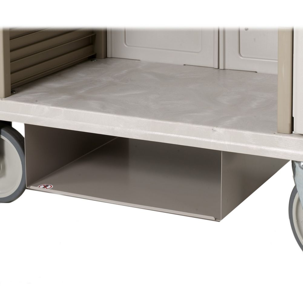 Metro&reg; Under Deck Glass Rack Holder Shelf for Lodgix&trade; Carts