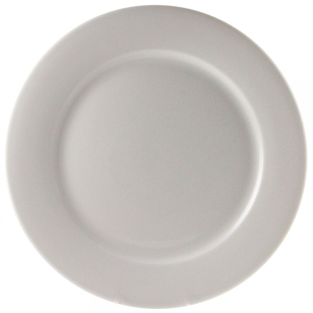 Ten Strawberry Street Bistro White 12" Charger Plate