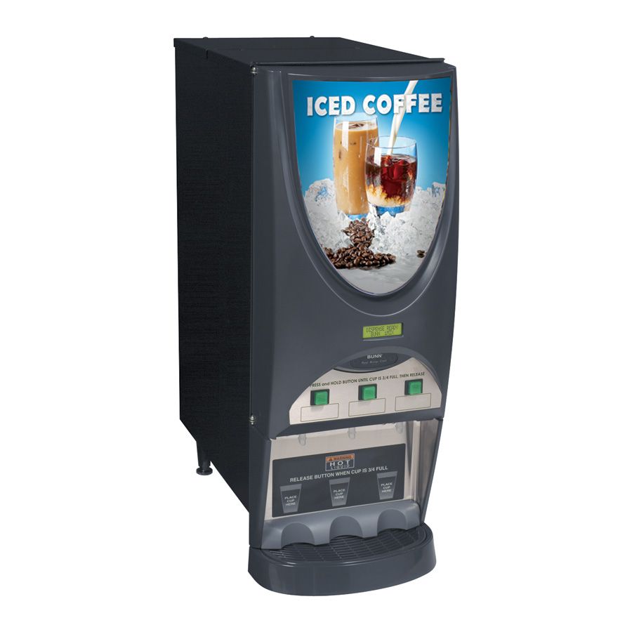 BUNN&reg; iMIX&reg; Iced Coffee Dispenser with 3 Hoppers
