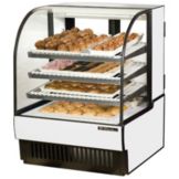 True&reg; Curved Glass Dry Bakery Display Case, 16.8 Cubic Ft