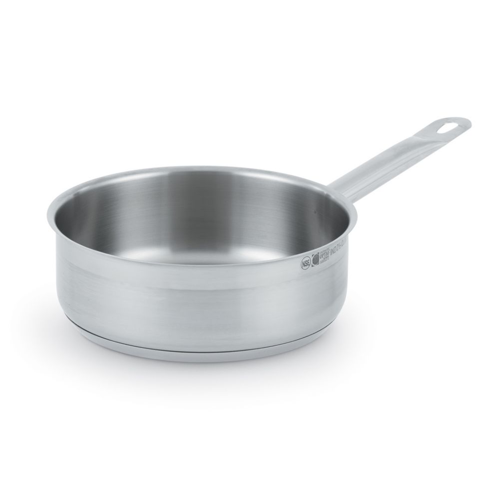 Vollrath&reg; Optio&trade; 6 Qt. S/S Saute Pan w/ Aluminum Bottom
