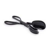 Maryland Plastic Black Plastic 12" Scissor Tong