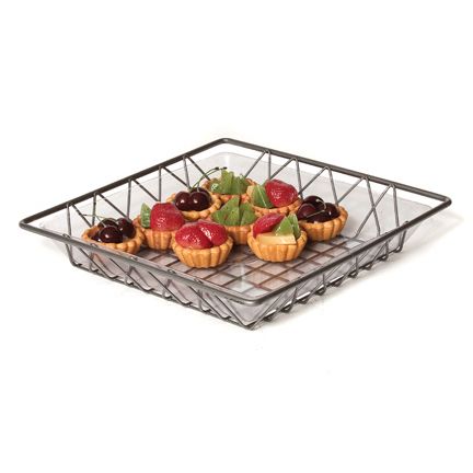 Willow Specialties 12" Square Metal Wire Tray