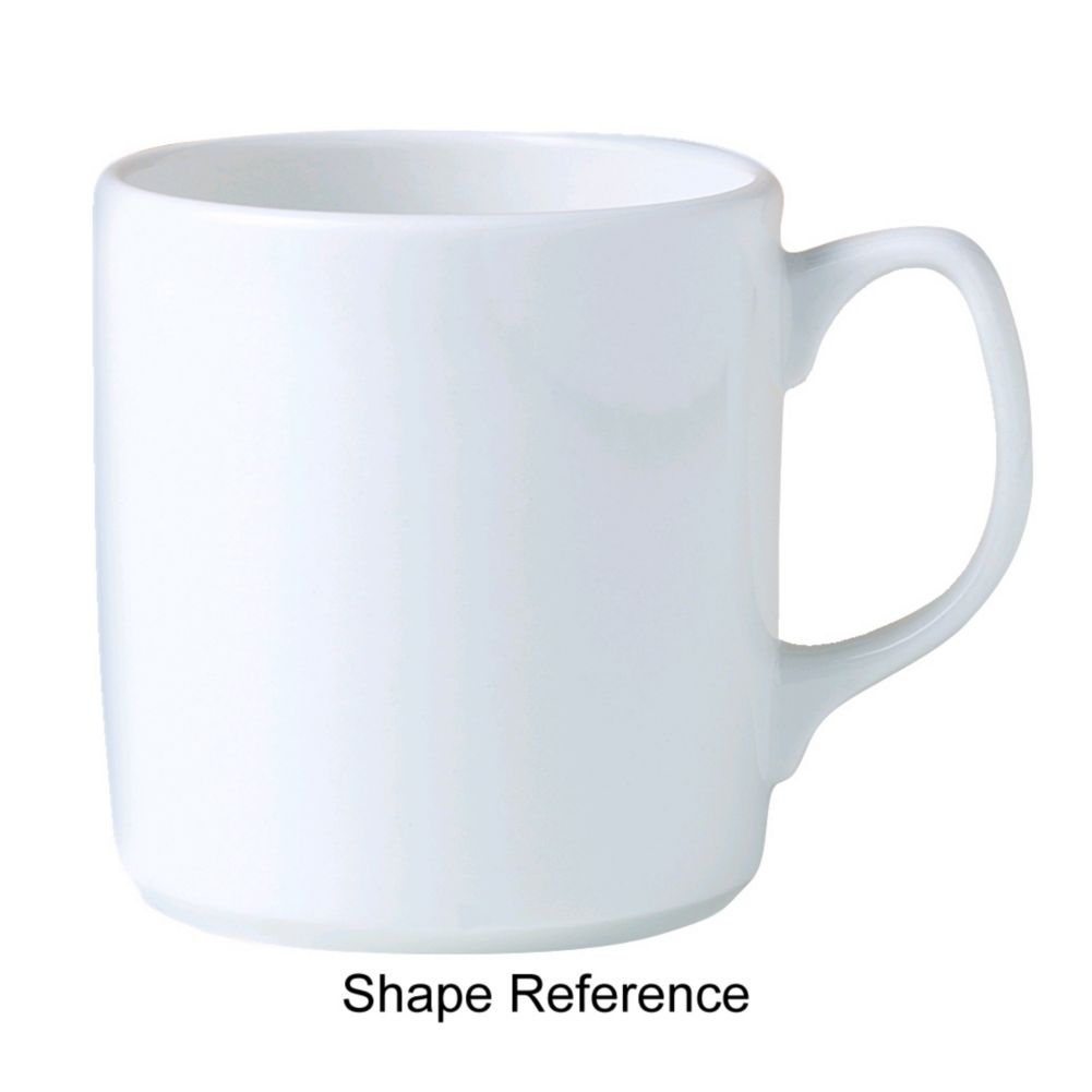 Steelite Distinction Antoinette Vogue White 12 Oz Atlantic Mug