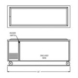 Ranserve Frost Top Unit, 86" L