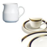Steelite Royal Court Gold Pia Blue 3-3/4 Oz Creamer