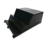 Delfin 24" x 30" x 11" Black Rectangular Riser