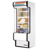 True&reg; Glass Sided Vertical Air Curtain Merchandiser, 25.5 Cubic Ft