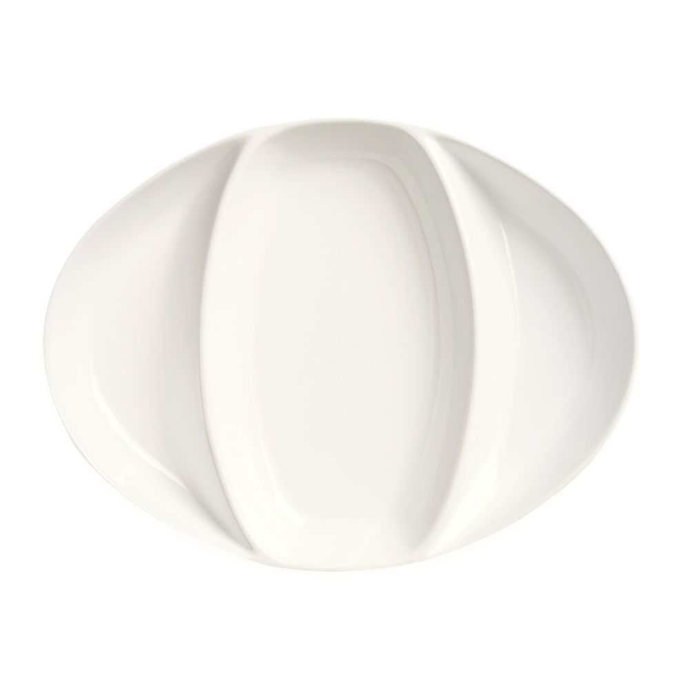 World&reg; Tableware Chef's Selection 11" Divided Oval Platter