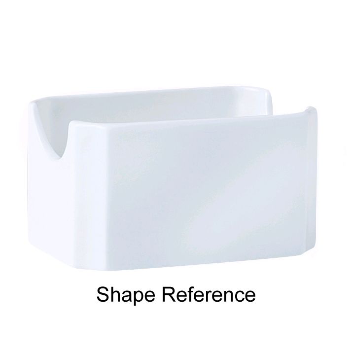 Steelite Distinction Ambassador Hunter Green White Sugar Packet Holder