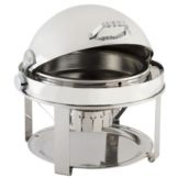 Bon Chef Elite Chrome Round 2 gal Chafer w/ Contemporary Legs