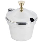 Bon Chef Plain S/S 11 Qt Soup Tureen w/ Hinged Cover