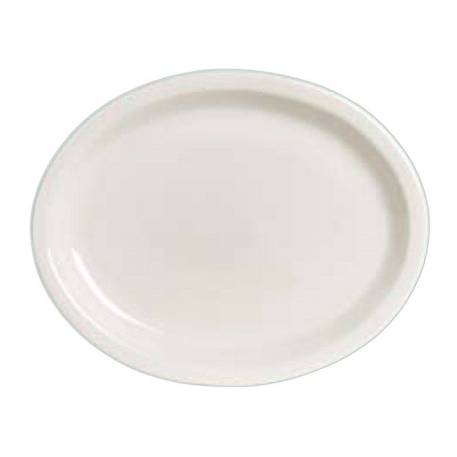Steelite Anfora American Basics Narrow Rim 13-1/2" Oval Platter