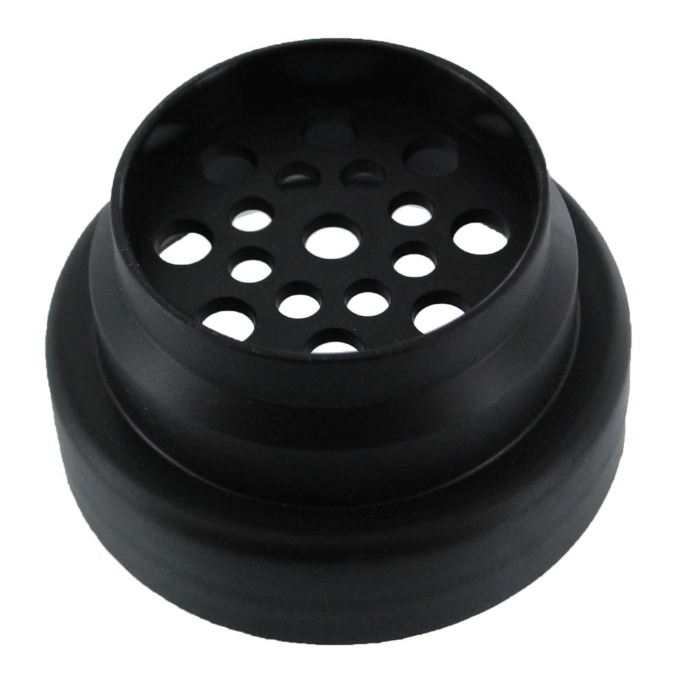Libbey&reg; Black Strainer Lid with Gasket for Cocktail Shaker
