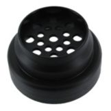 Libbey&reg; Black Strainer Lid with Gasket for Cocktail Shaker