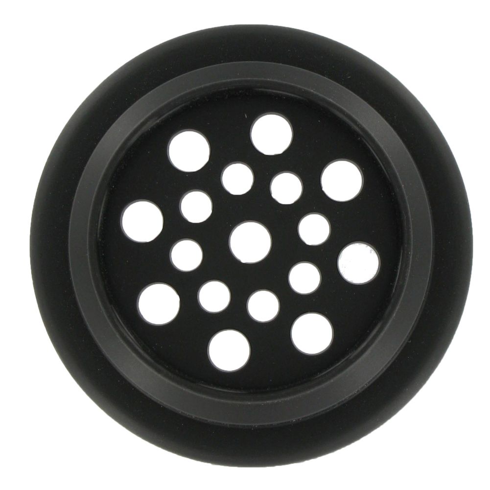 Libbey&reg; Black Strainer Lid with Gasket for Cocktail Shaker