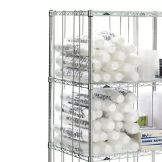 Metro Chrome 72 in. Super Erecta Rod and Tabs