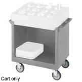 Cambro&reg; Gray Dish Cart Only