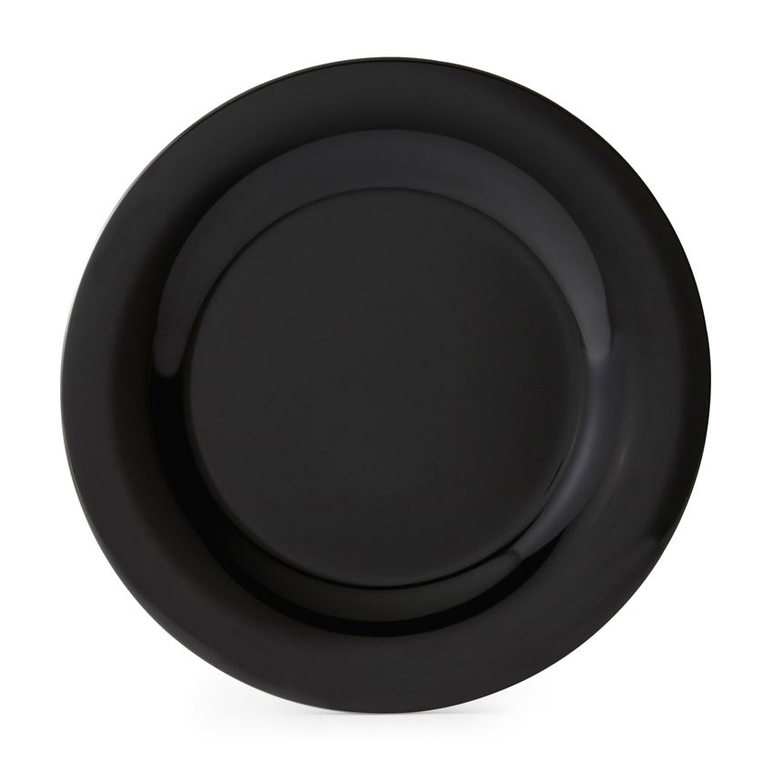 G.E.T. Black Elegance&trade; 10-1/2" Melamine Plate