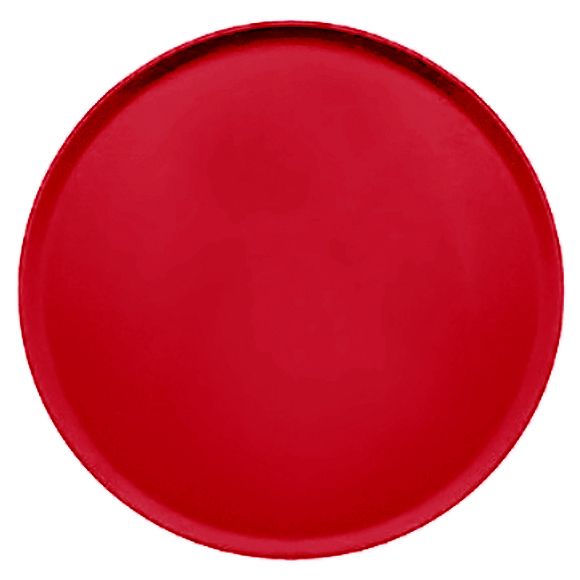 Cambro&reg; 19-1/2" Cambro Red Low Profile Round Camtray&reg;