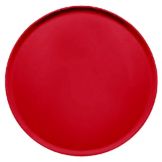 Cambro&reg; 19-1/2" Cambro Red Low Profile Round Camtray&reg;