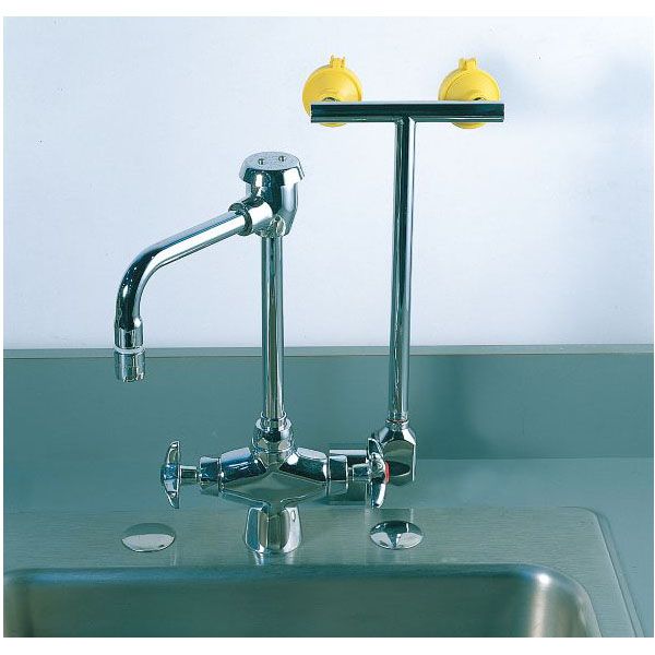Eyewash Station. Counter Mounted