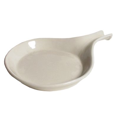 Tuxton&reg; 12 Oz. Eggshell Fry Pan Server