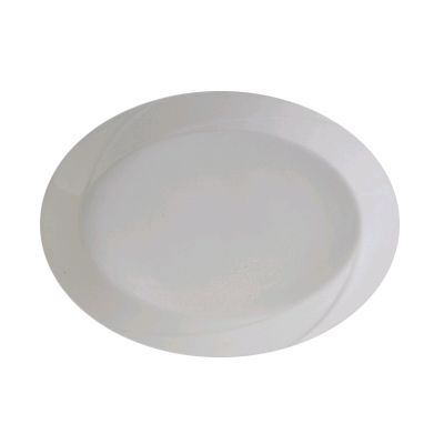 Tuxton&reg; 11.125" San Marino AlumaTux Oval Platter