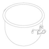 Berkel Stainless Steel 20 Qt Bowl for FMS20 Mixer