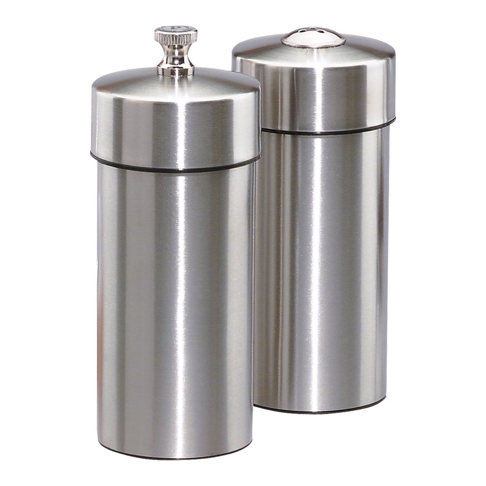 Chef Specialties S/S 5.5" Futura Pepper Mill / Salt Shaker Set