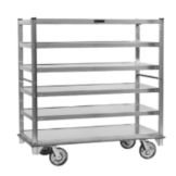 Cres Cor&reg; Correctional Queen Mary 6-Shelf Cart w/ Push Handles
