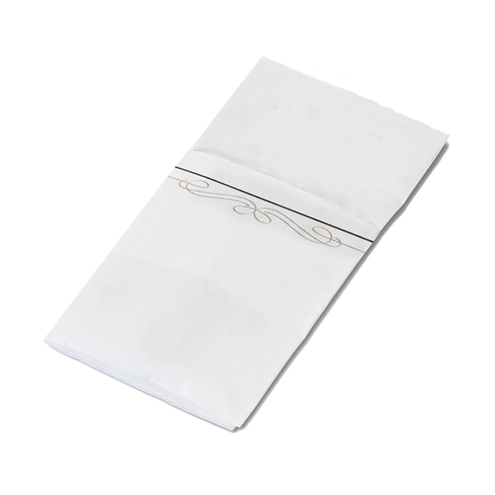 Dinex&reg; Filigree Pocket Fold 2-Ply Dinner Napkin / Case of 1200