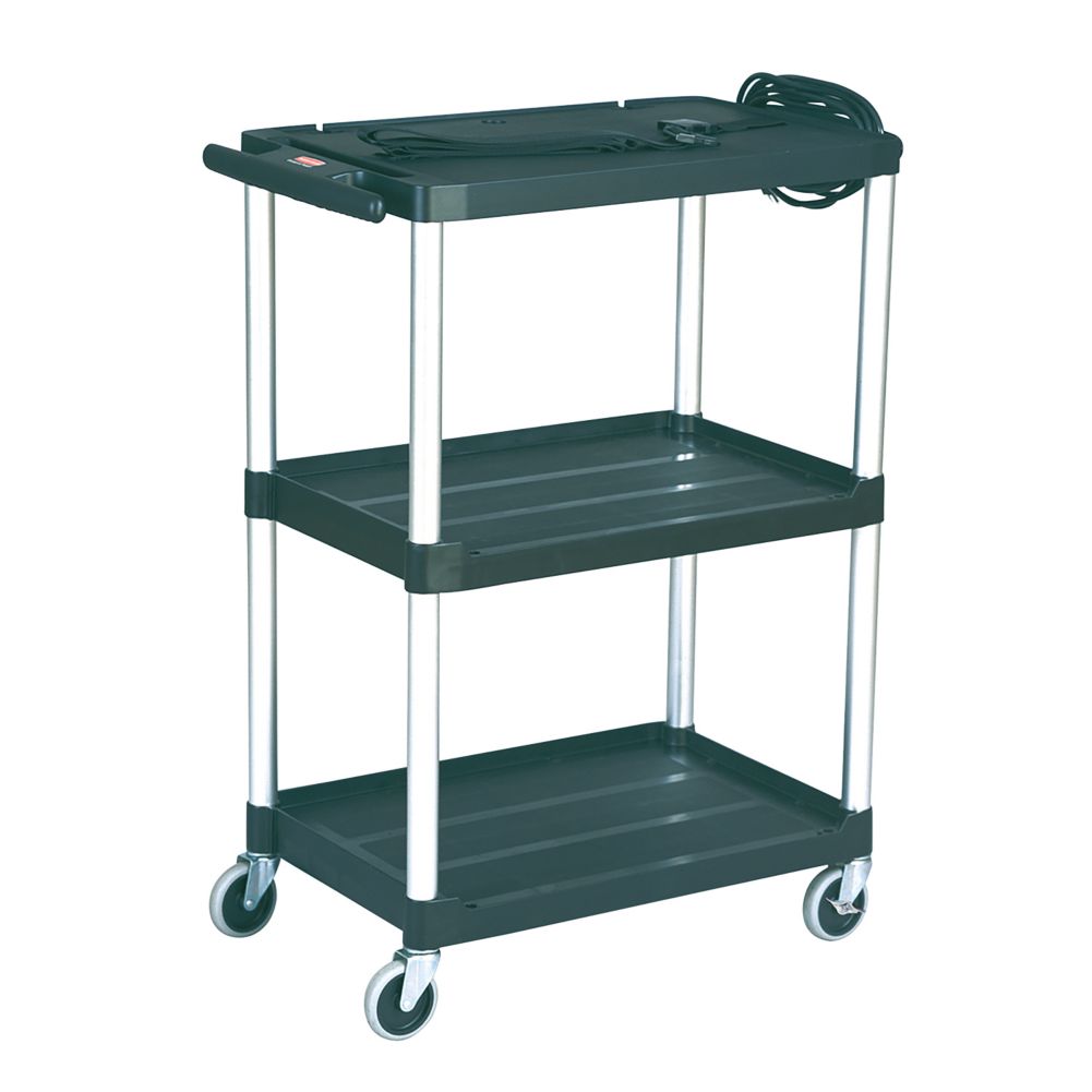 Rubbermaid&reg; 3 Shelf Audion Visual Cart