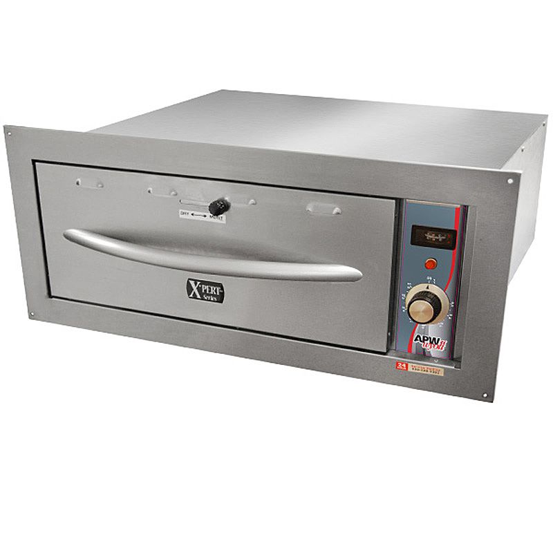 APW Wyott 120V Built-In Double Holding Drawers, HDD-2B