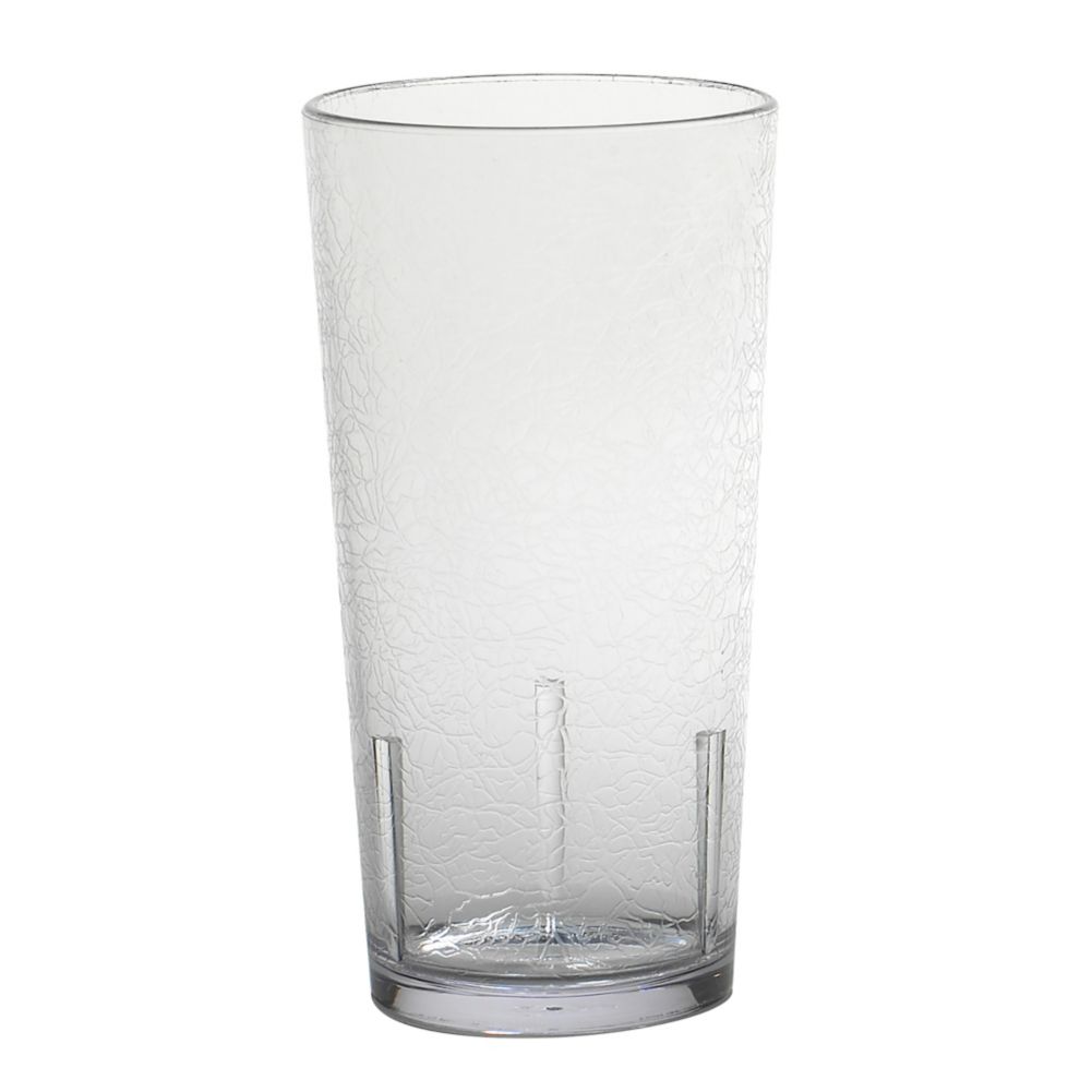 Cambro 16 Oz Del Mar Tumbler w/ Crackle Finish, Clear