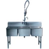 Win-Holt 3 Tub Bakery and Deli Sink