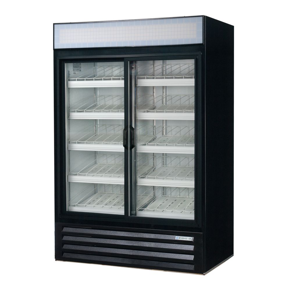 Beverage-Air LumaVue 52" Black Refrigerated Merchandiser