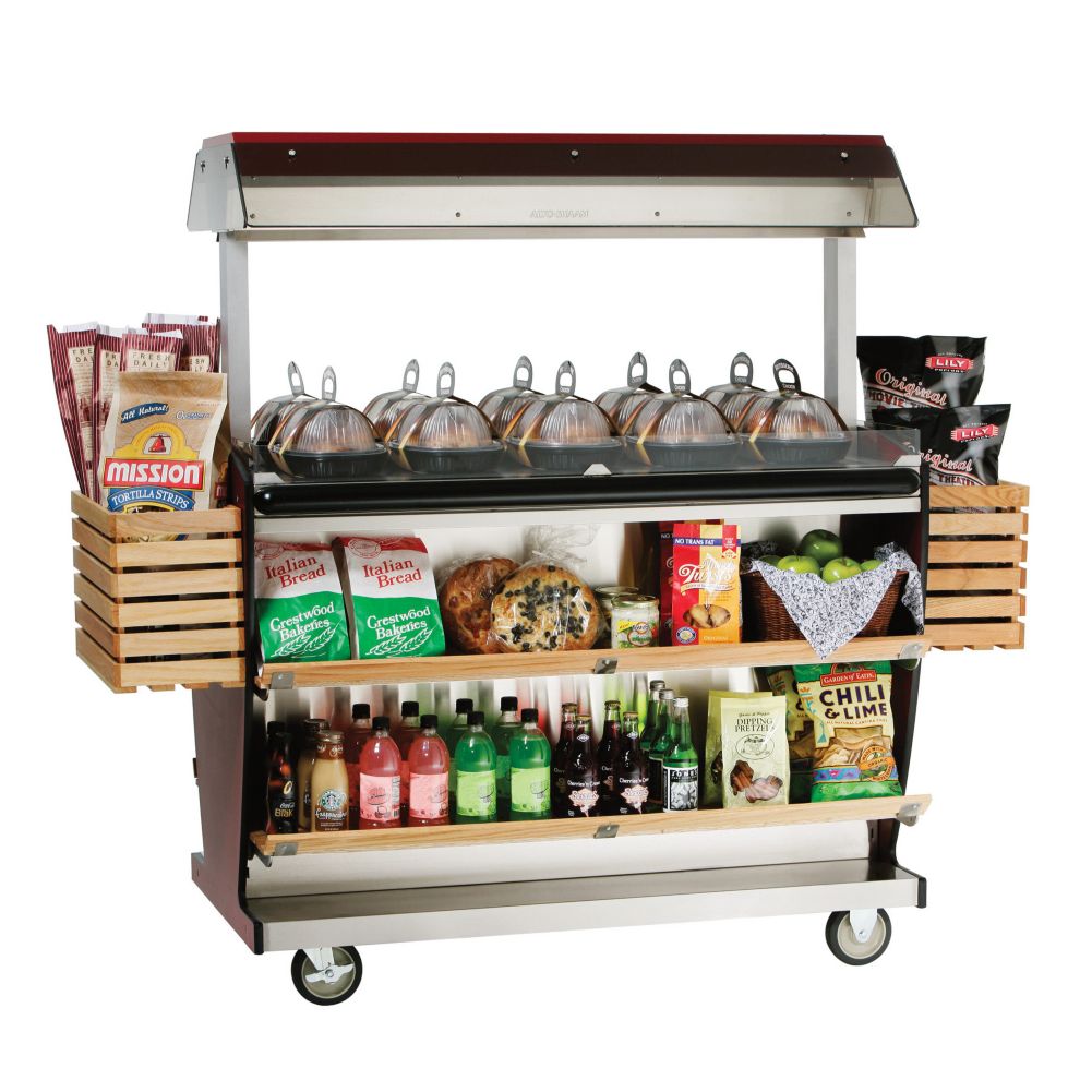 Alto-Shaam&reg; 48" Deluxe Island Hot Food Takeout Merchandiser