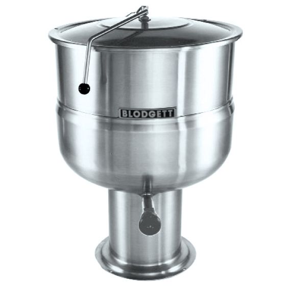 Blodgett 20 Gallon Direct Steam Pedestal Kettle w/ Hinged Cover