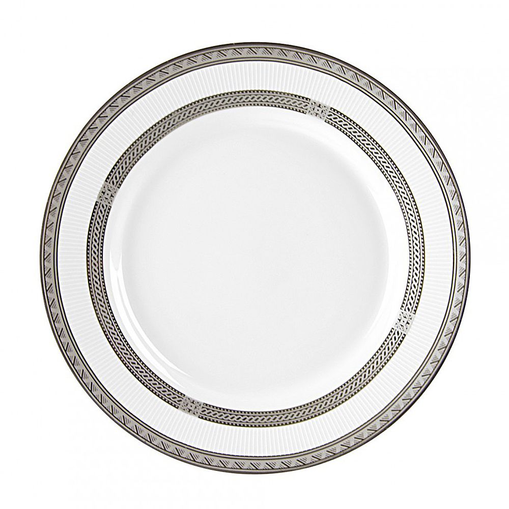 Ten Strawberry Street Sophia Silver 7" Bread and Butter Plate