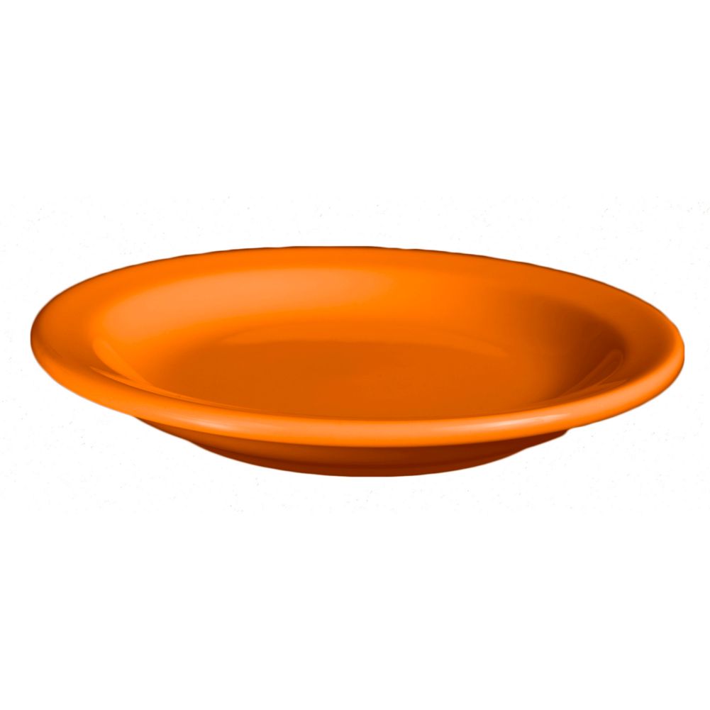 Homer Laughlin China Colorations&trade; Tangerine NR 6-1/2" Plate