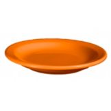 Homer Laughlin China Colorations&trade; Tangerine NR 6-1/2" Plate