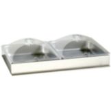 Cadco Half Size Steam Table Pans w/ Lids Accessory Pack, ITBS-2P