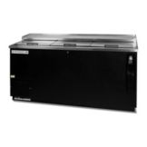 Beverage-Air 80" Flat Top Bottle Cooler with 3 Sliding Doors