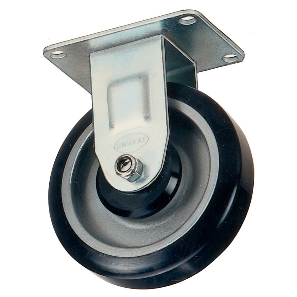 Win-Holt&reg; 3" x 1-1/4" Rigid Plate Caster