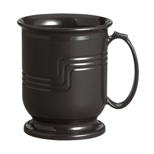 Cambro&reg; Black Shoreline Collection 8 Oz. Mug